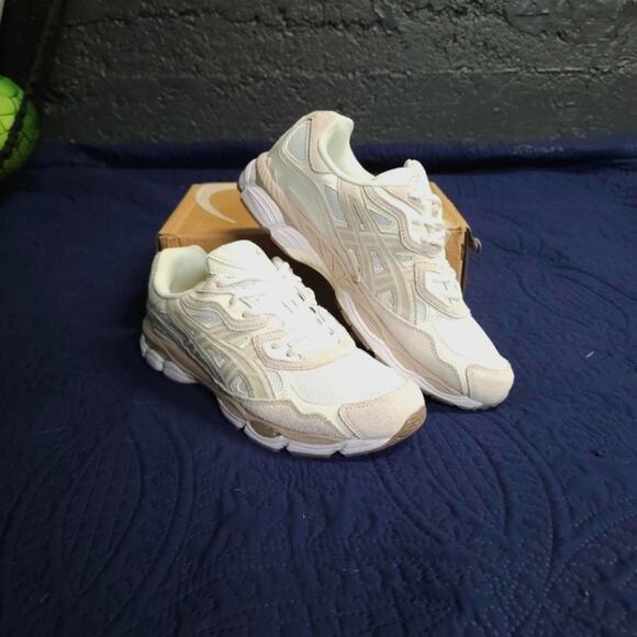 Asics Other - Asics Gel NYC Tan Beige Suede Lifestyle Sneakers Size 11 Like New